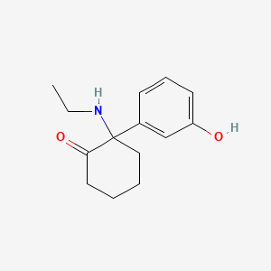 Chemical structure of Hydroxetamine