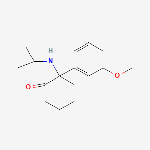 Chemical structure of Methoxisopropamine (hydrochloride)