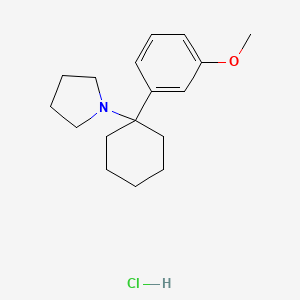 Chemical structure of 3-methoxy Rolicyclidine (hydrochloride)