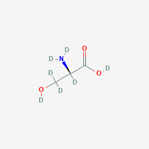Chemical structure of L-Serine-d7