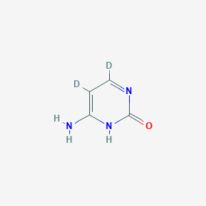 Chemical structure of Cytosine-d2