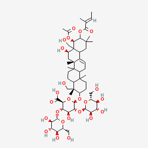 Chemical structure of Aescin