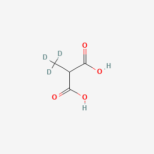 Chemical structure of Methylmalonic Acid-d3