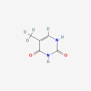 Chemical structure of Thymine-d4