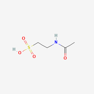 Chemical structure of N-Acetyltaurine