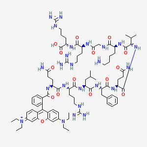 Chemical structure of PBP 10 (trifluoroacetate salt)