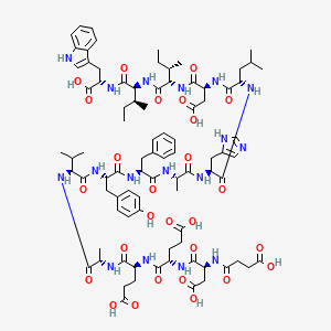Chemical structure of IRL 1620 (trifluoroacetate salt)