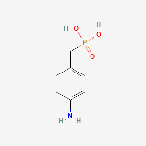 Chemical structure of 4-Aminobenzylphosphonic Acid