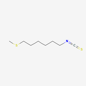 Chemical structure of 6-Methylthiohexyl isothiocyanate