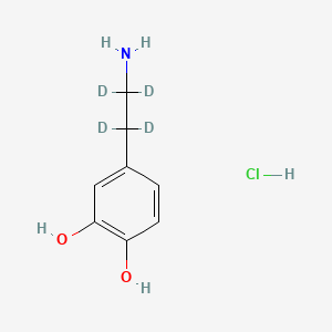 Chemical structure of Dopamine-d4 hydrochloride