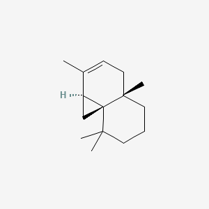 Chemical structure of Thujopsene