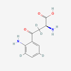 Chemical structure of L-Kynurenine-d4
