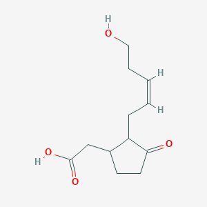 Chemical structure of (±)-Tuberonic Acid