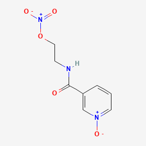 Chemical structure of Nicorandil N-oxide