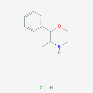 Chemical structure of Phenetrazine Hydrochloride