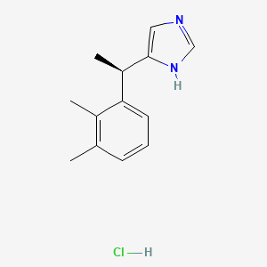 Chemical structure of Levomedetomidine hydrochloride