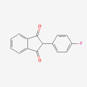 Chemical structure of Fluindione