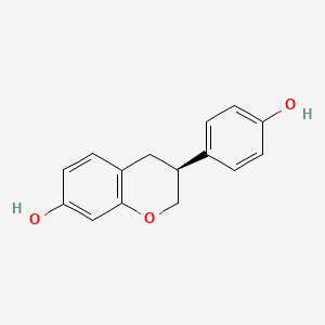 Chemical structure of Equol