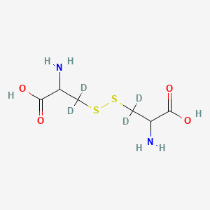 Chemical structure of DL-Cystine-d4