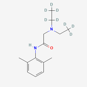 Chemical structure of Lidocaine-d10