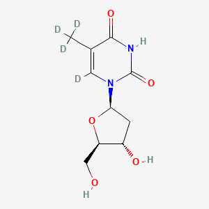 Chemical structure of Thymidine-d4
