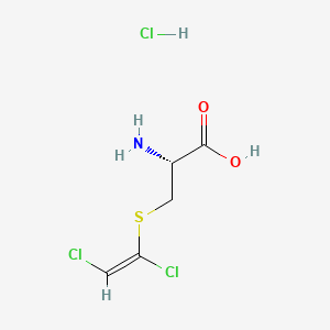 Chemical structure of S-(1,2-Dichlorovinyl)-Cysteine (hydrochloride)