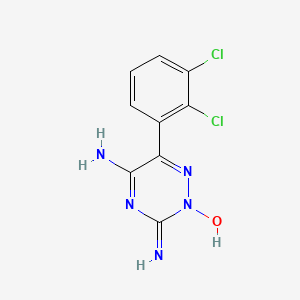 Chemical structure of Lamotrigine N2-oxide