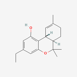 Chemical structure of δ9-THC-ethyl