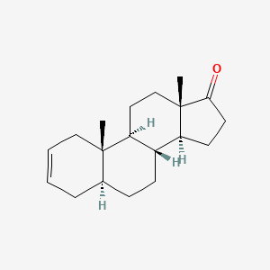 Chemical structure of 5α-Androst-2-ene-17-one