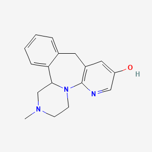 Chemical structure of 8-Hydroxymirtazapine