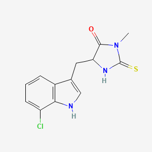 Chemical structure of Cl-Necrostatin-1