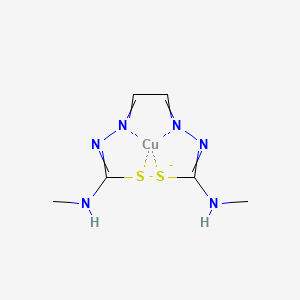 Chemical structure of Cu-GTSM