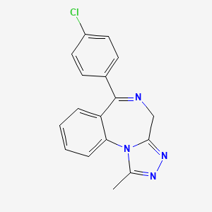 Chemical structure of 4'-chloro Deschloroalprazolam