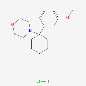 Chemical structure of 3-methoxy PCMo (hydrochloride)
