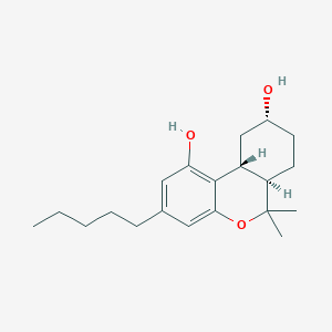 Chemical structure of (±)-9-nor-9β-hydroxy Hexahydrocannabinol