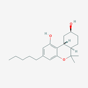 Chemical structure of (±)-9-nor-9α-hydroxy Hexahydrocannabinol