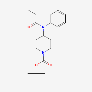 Chemical structure of N-Boc Norfentanyl