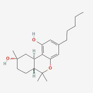 Chemical structure of (±)-9α-hydroxy Hexahydrocannabinol