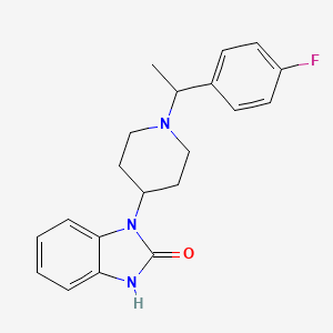 Chemical structure of Fluorphine