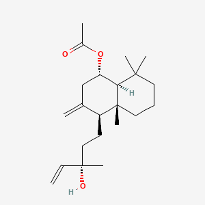 Chemical structure of Larixyl Acetate