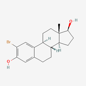 Chemical structure of 2-bromo 17β-Estradiol