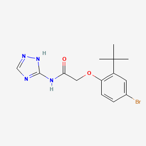 Chemical structure of ADB-5Br-INACA