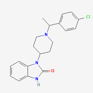 Chemical structure of Chlorphine