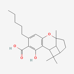 Chemical structure of Cannabicyclolic acid