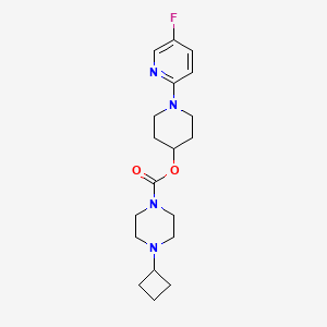Chemical structure of 5-fluoro ADB-P7AICA