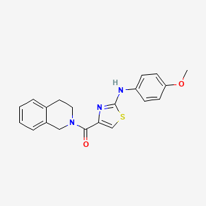 Chemical structure of GSK 417651A