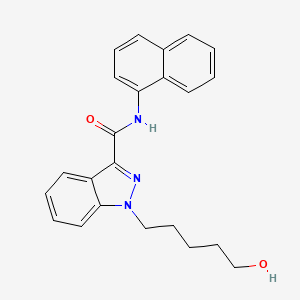 Chemical structure of MN-18 N-(5-hydroxypentyl) metabolite