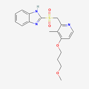 Chemical structure of Rabeprazole sulfone