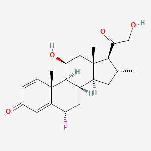 Chemical structure of Fluocortolone
