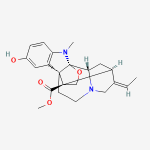 Chemical structure of Akuammine